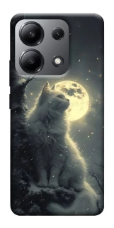 Чохол на Xiaomi Redmi Note 13 4G Кіт під місяцем фото 1 з 1