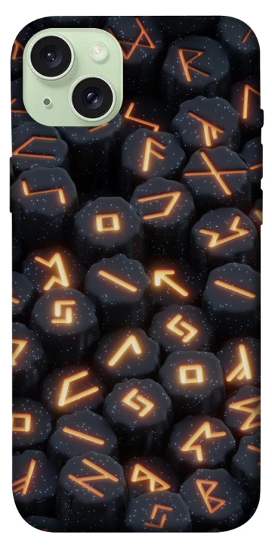 Чехол на Apple iPhone 15 Plus (6.7") Огненые руны фото 1 из 1