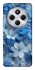 Чехол на Xiaomi Redmi 14C / Poco C75 Синие цветы фото 1 из 1