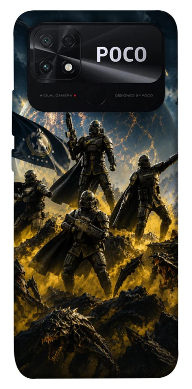 Чохол на Xiaomi Poco C40 HELLDIVERS фото 1 з 1