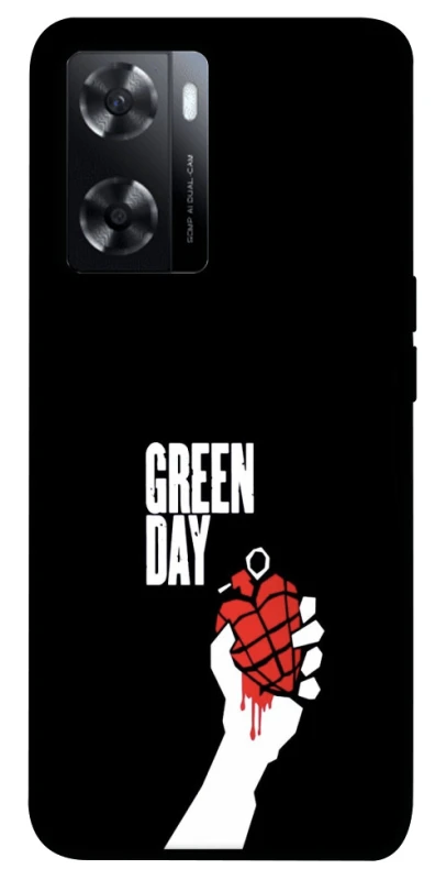 Чохол на Oppo A57s Green Day logo фото 1 з 1