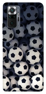 Чехол на Xiaomi Redmi Note 10 Pro Max Футбольные мячи фото 1 из 1