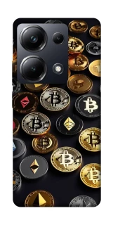 Чехол на Xiaomi Poco M6 Pro 4G Many coins фото 1 из 1