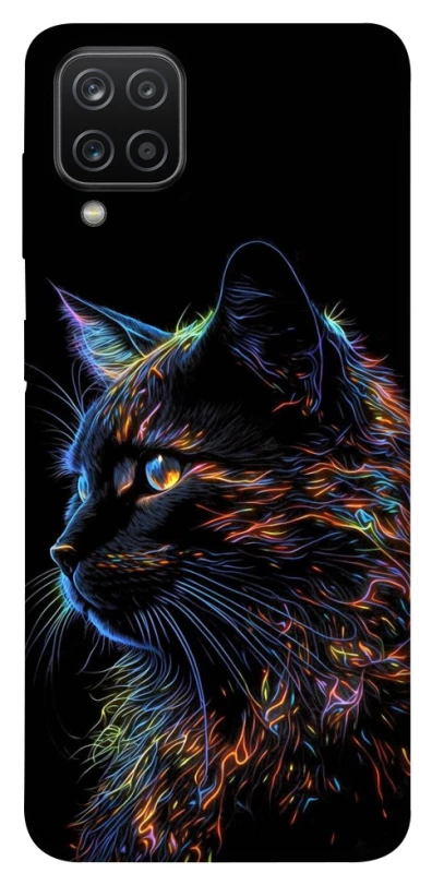 Чохол на Samsung Galaxy A12 Чорний кіт фото 1 з 1