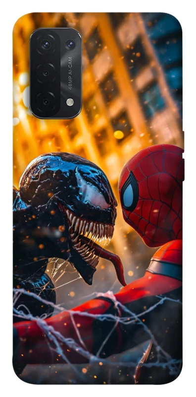 Чохол на Oppo A54 5G / A74 5G Venom vs Spiderman фото 1 з 1
