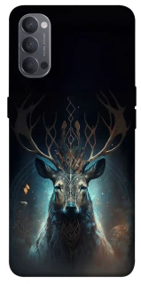 Чехол на Oppo Reno 4 Скандинавский олень v2 фото 1 из 1