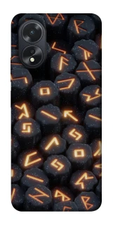 Чехол на Oppo A18 Огненые руны фото 1 из 1