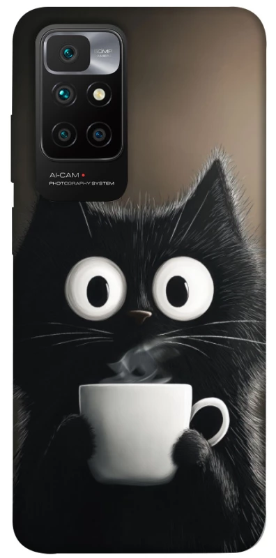 Чохол на Xiaomi Redmi 10 morning cat фото 1 з 1