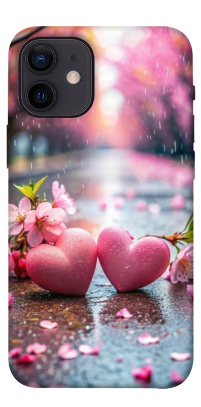 Чехол на Apple iPhone 12 mini (5.4") Pink heart фото 1 из 1