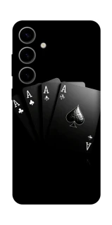 Чехол на Samsung Galaxy S25 Black Cards фото 1 из 1