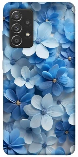 Чехол на Samsung Galaxy A52 4G / A52 5G Синие цветы фото 1 из 1