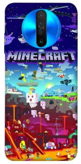 Чехол на Xiaomi Poco X2 Minecraft world фото 1 из 1