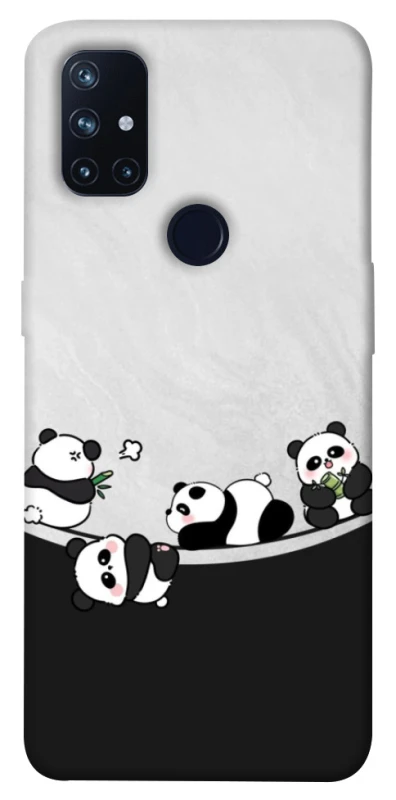 Чехол на OnePlus Nord N10 5G Four pandas фото 1 из 1