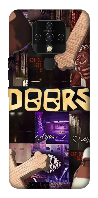 Чехол на TECNO Camon 16 SE Roblox doors dark mode фото 1 из 1