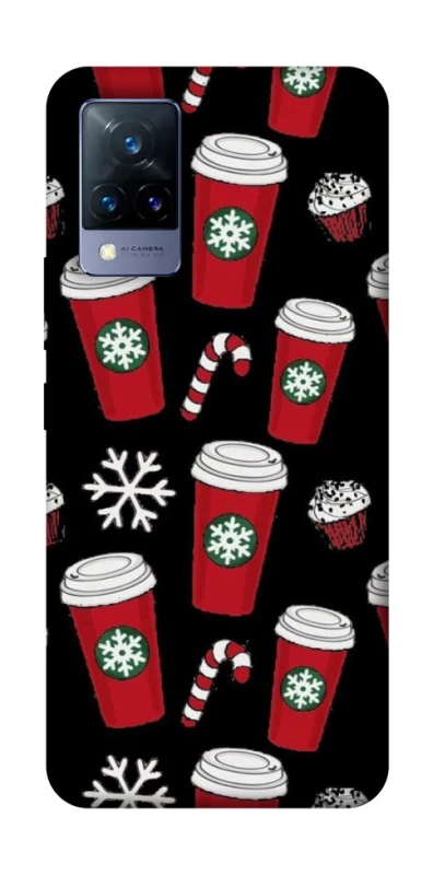 Чохол на Vivo V21 Новорічний v40 фото 1 з 1