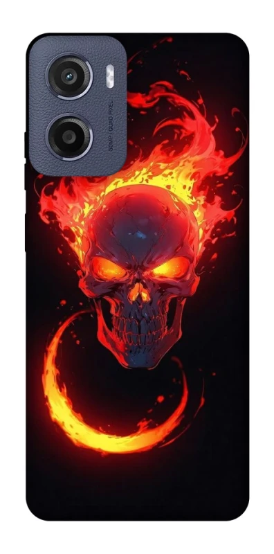Чохол на Motorola Moto E15 Blood Skull фото 1 з 1