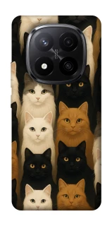 Чехол на Xiaomi Redmi Note 14 Pro+ 5G Colorful Cat Collage фото 1 Чехол на Xiaomi Redmi Note 14 Pro+ 5G Colorful Cat Collage фото 1 из 1