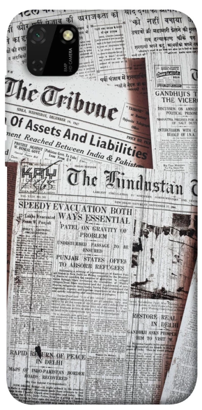 Чохол на Huawei Y5p Газети фото 1 з 1