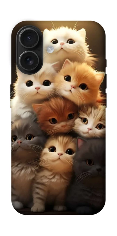 Чехол на Apple iPhone 16 Чехол Kittie Love v2 фото 1 из 1
