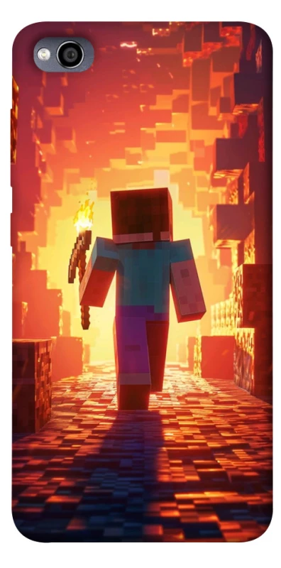 Чохол на Xiaomi Redmi 4a Minecraft adventure фото 1 з 1