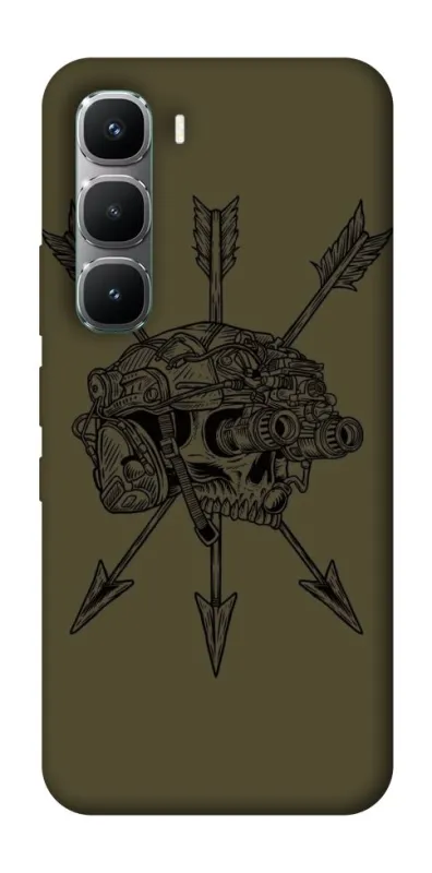 Чохол на Infinix Hot 60 Pro Mil skull фото 1 з 1