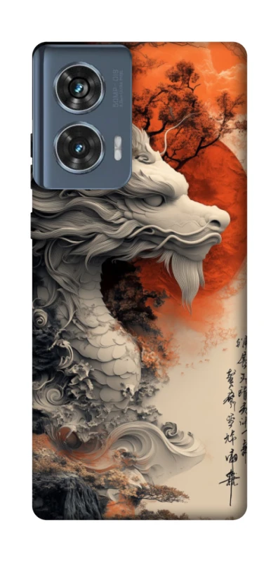 Чехол на Motorola Edge 50 white dragon фото 1 из 1