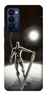 Чохол на TECNO Camon 18 Pro Срібний серфер фото 1 з 1