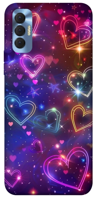 Чехол на TECNO Spark 8P Drawn hearts фото 1 из 1