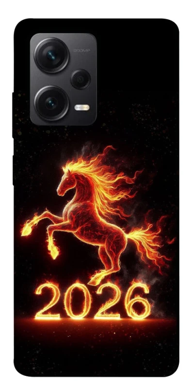 Чохол на Xiaomi Redmi Note 12 Pro 5G Red Fire Horse ver.1 фото 1 з 1