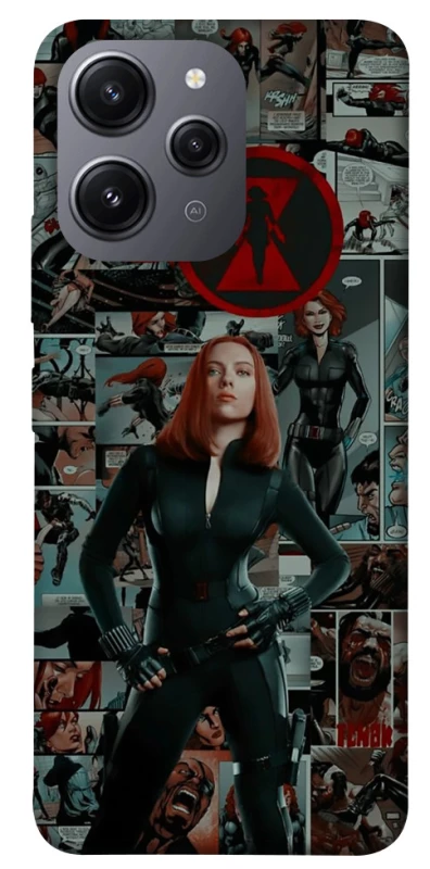 Чехол на Xiaomi Redmi 12 Black Widow фото 1 из 1