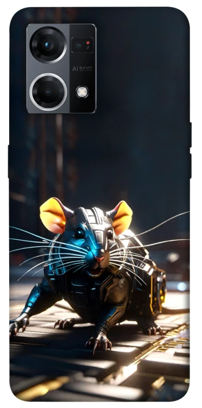 Чохол на Oppo Reno 7 4G Cyber rat фото 1 з 1