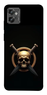 Чехол на Motorola Moto G32 Golden Skull фото 1 из 1