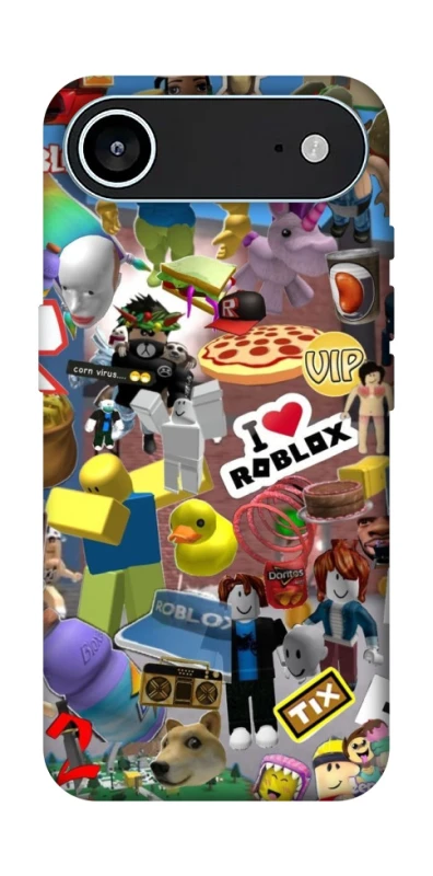 Чохол на Apple iPhone 17 Air (6.5") Roblox collage ver.5 фото 1 з 1