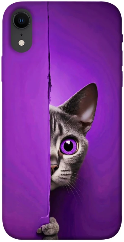 Чохол на Apple iPhone XR (6.1") Кіт-підглядач фото 1 з 1