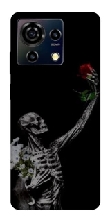 Чехол на ZTE Blade V50 Vita Skeleton vs Rose фото 1 из 1