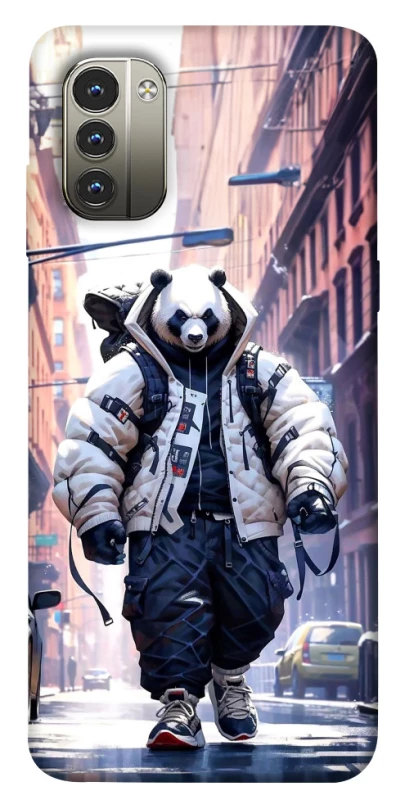 Чехол на Nokia G11 Панда курьер фото 1 из 1