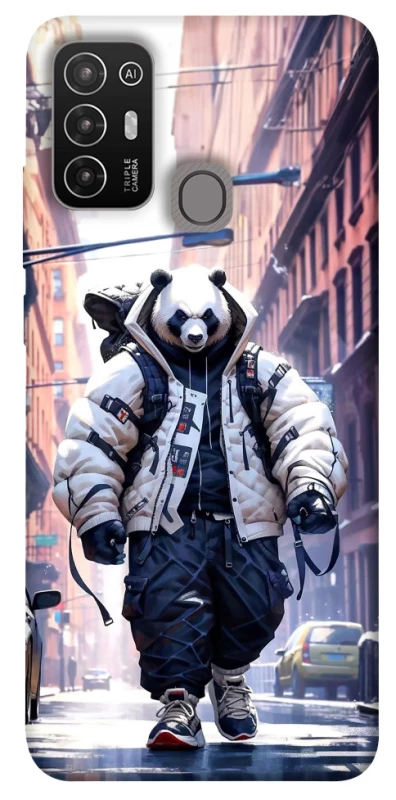 Чехол на ZTE Blade A52 Панда курьер фото 1 из 1