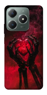 Чехол на Realme C61 Heart in the hands of a skeleton фото 1 из 1