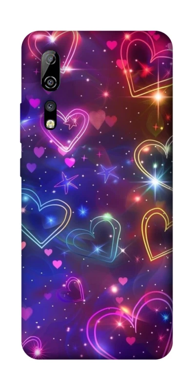 Чохол на ZTE Axon 10 Pro Drawn hearts фото 1 з 1