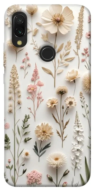 Чохол на Xiaomi Redmi 7 Floral design ver.1 фото 1 з 1