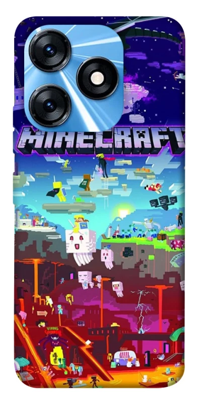 Чохол на TECNO Spark 10 Minecraft world фото 1 з 1