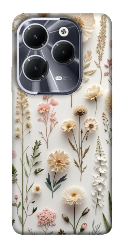 Чохол на Infinix Hot 40 Pro Floral design ver.1 фото 1 з 1