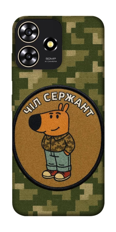 Чехол на ZTE Blade A73 4G Чил сержант фото 1 из 1