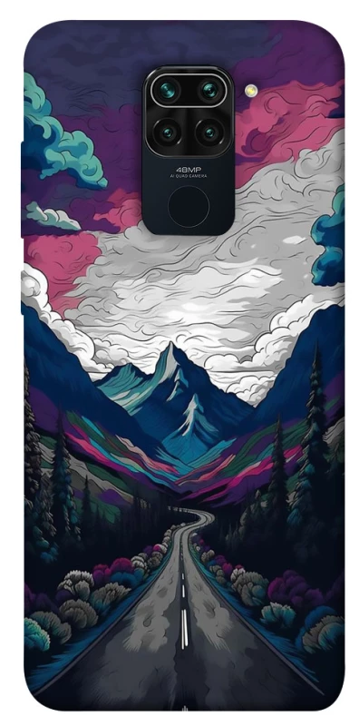 Чохол на Xiaomi Redmi Note 9 / Redmi 10X Намальовані гори фото 1 з 1