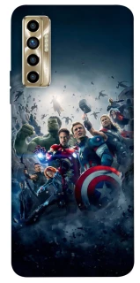 Чехол на TECNO Camon 17P Marvel heroes фото 1 из 1