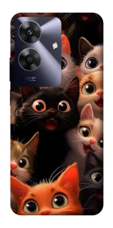 Чохол на Realme Note 60 happy cats фото 1 з 1