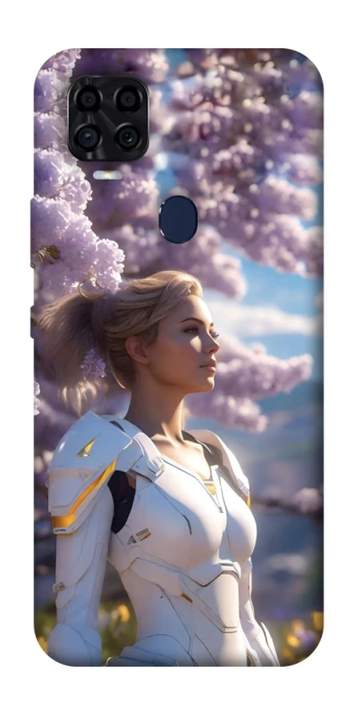 Чехол на ZTE Blade v2020 Cyber space girl ver.1 фото 1 из 1