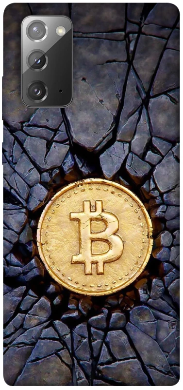 Чохол на Samsung Galaxy Note 20 Bitcoin cracks фото 1 з 1