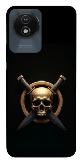 Чохол на Vivo Y02 Golden Skull фото 1 з 1