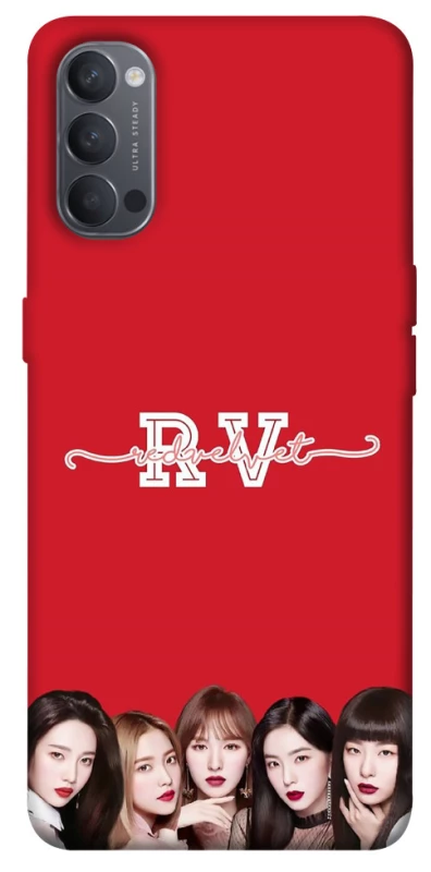 Чохол на Oppo Reno 4 RED VELVET v3 фото 1 з 1